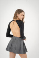 Falda Prenses Gris